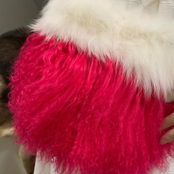 Handmade Genuine Mongolian Lamb Fur Shoulder Bag/Crossbody - Picture 9 of 14